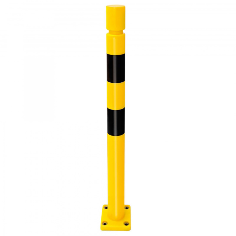 TRAFFIC-LINE CITY Flex Impact Protection Bollard - Yellow & Black