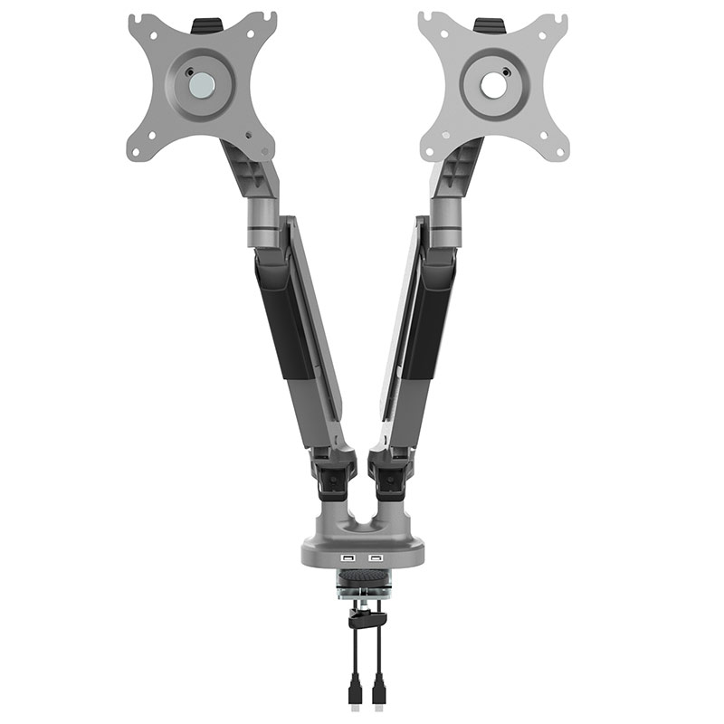 Triton Double Monitor Arm - 9kg Weight Capacity Per Arm - 17-32