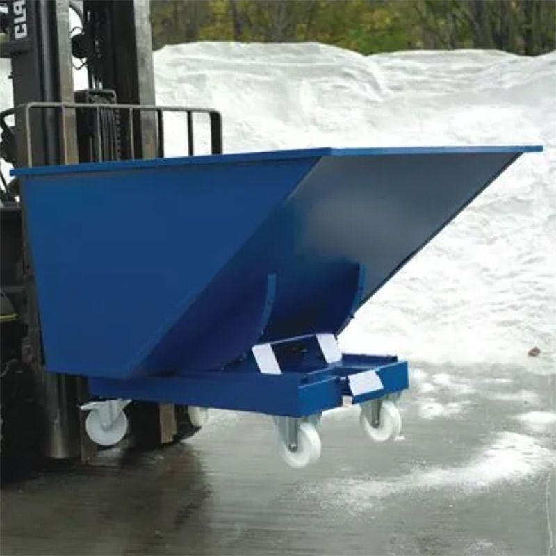 Universal Tipping Skip Castor Set  