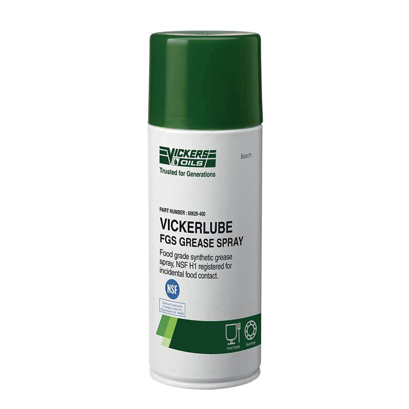 Vickerlube Food Grade Synthetic Grease Spray (400ml)