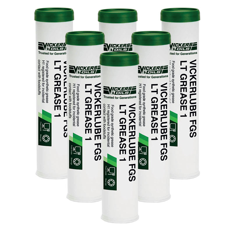 Vickerlube Synthetic Food Grade Low Temperature FGS LT Grease 1 - 6 x 400g