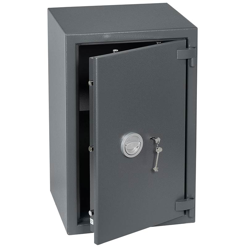Euro Grade 1 Free-Standing Safe - Key Lock - 800h x 500w x 420d (mm) - Size 5 - £10,000 Rated