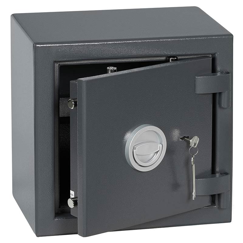 Euro Grade 1 Free-Standing Safe - Key lock - 400 x 400 x 270mm