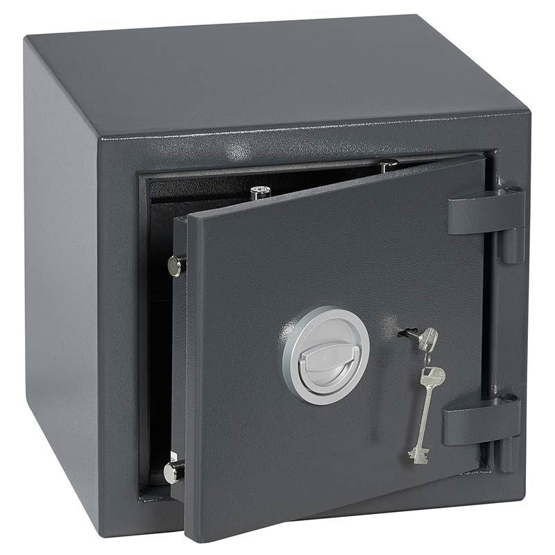 Euro Grade 1 Free-Standing Safe - key lock - 400h x 420w x 420d (mm) - Size 2 - £10,000 Rated