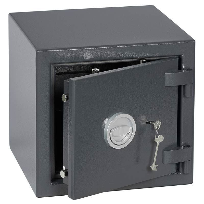 Euro Grade 1 Free-Standing Safe - key lock - 400 x 420 x 420mm