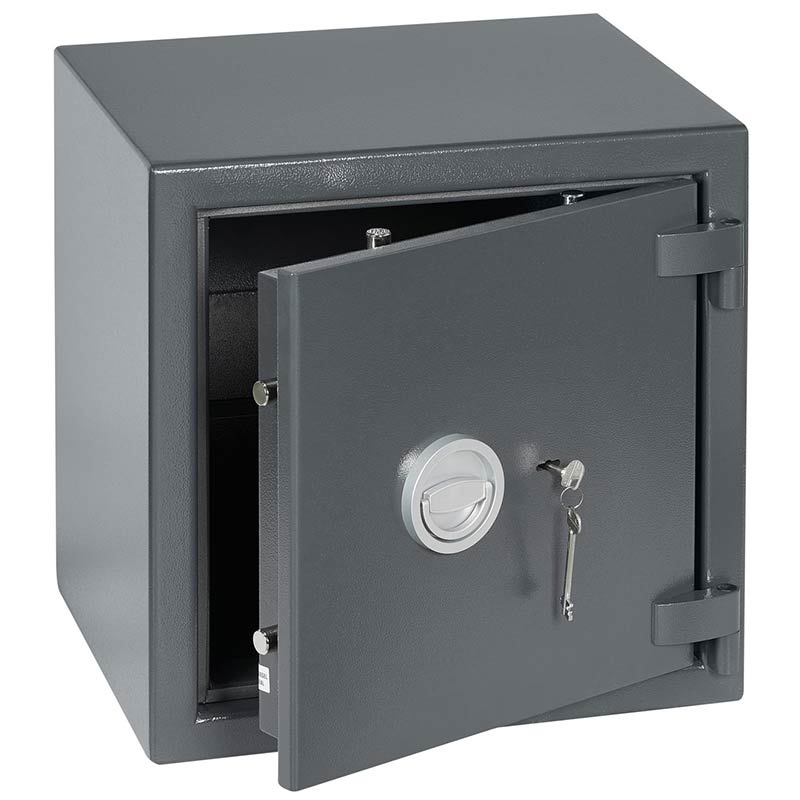Euro Grade 1 Free-Standing Safe - Key lock - 500h x 500w x 420d (mm) - Size 3 - £10,000 Rated