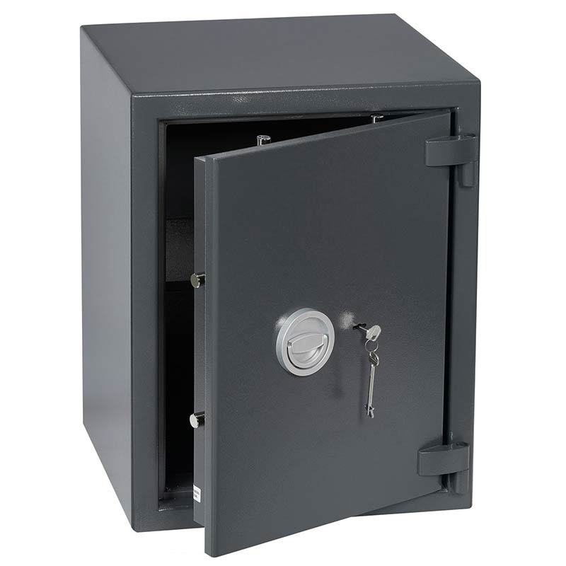 Euro Grade 1 Free- Standing Safe - Key Lock - 650h x 500w x 420d (mm) - Size 4 - £10,000 Rated