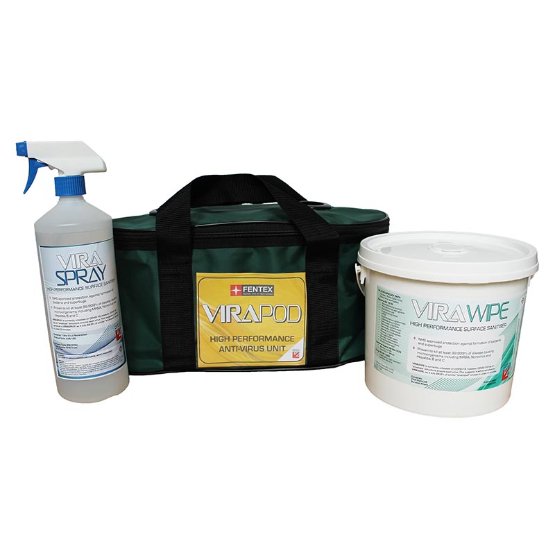 Virapod Emergency Sanitising Kit 2 - Green Bag