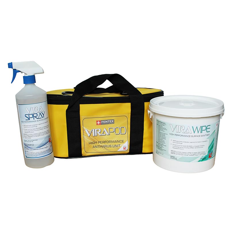 Virapod Emergency Sanitising Kit 2 - Yellow Bag