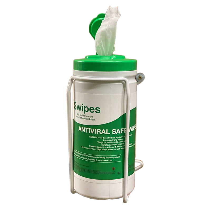 Wall bracket for 2L tubs of antiviral wipes (80-100 wipes)
