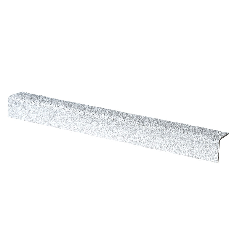 Anti-Slip GRP Stair Nosing 55mm x 55mm x 3000mm  - white