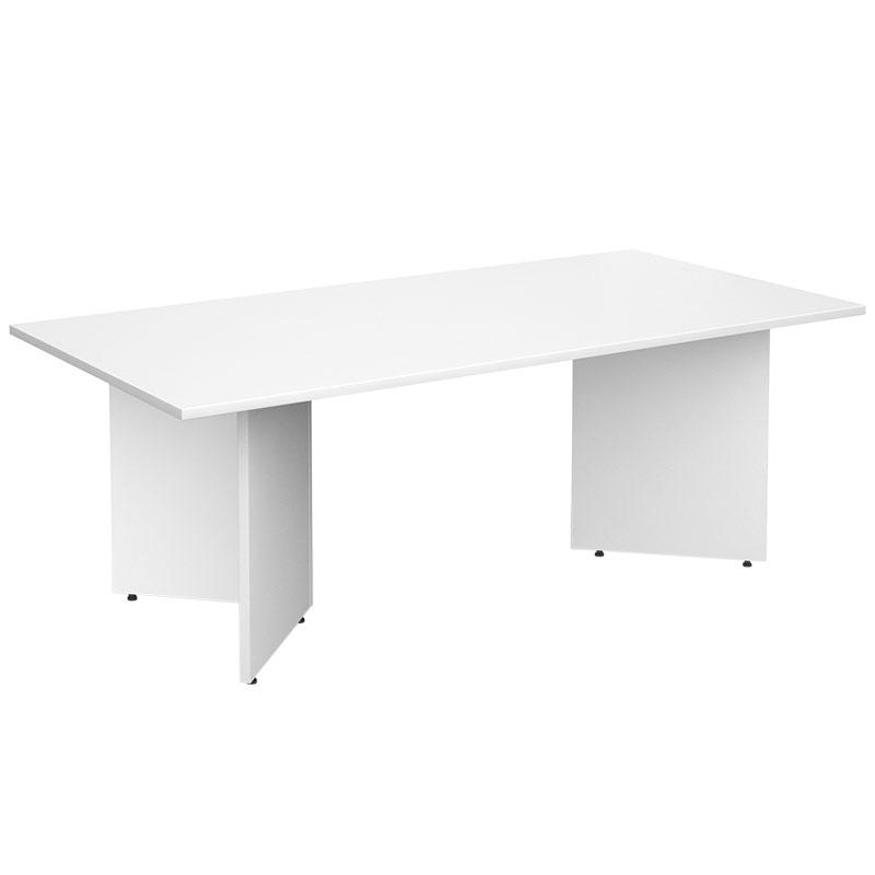 Rectangular Boardroom Table - White - 725 x 2000 x 1000mm