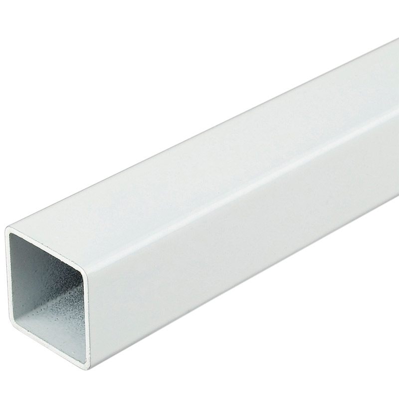 Proframe Steel Square Tube 25 x 25mm, White (RAL9003), 3000mm Long, Box of 8