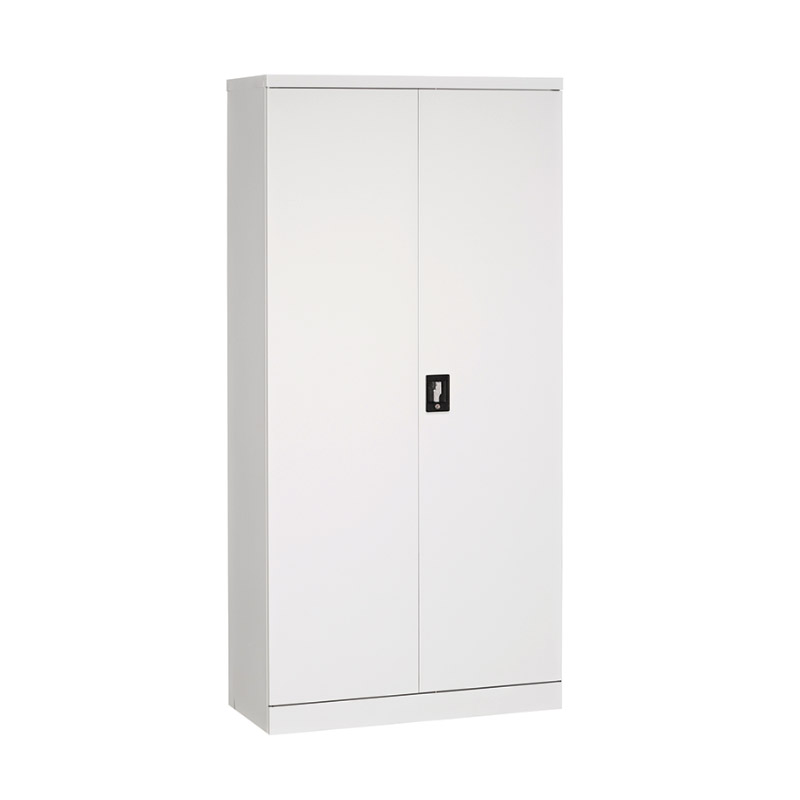 Steel storage cupboard - White - 1850 x 900 x 400mm