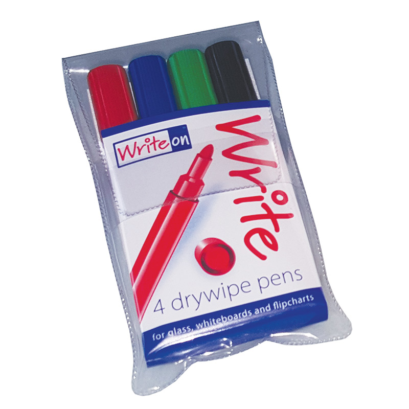 Whiteboard pens (pack of 4)