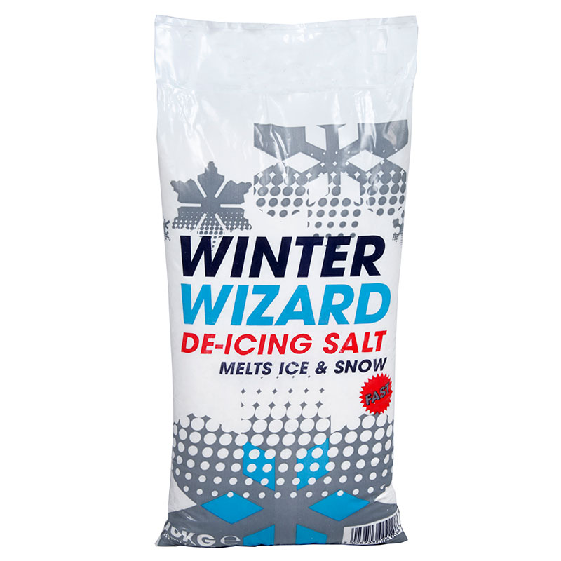 Winter Wizard White De-icing Salt - 10kg Bag