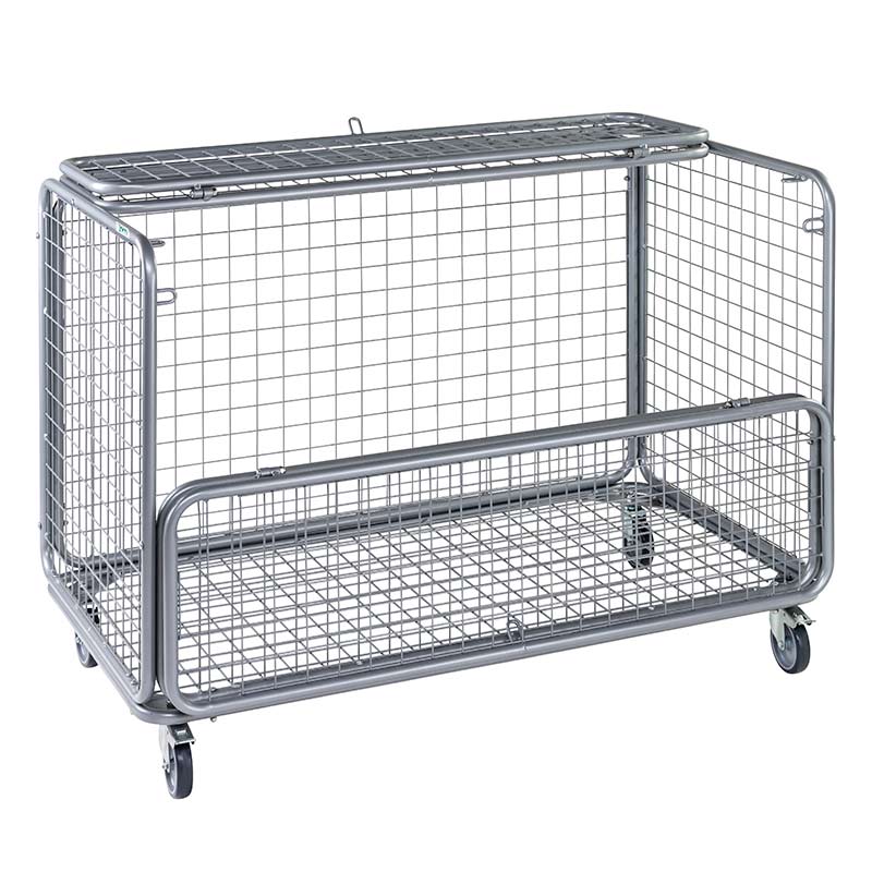 Wire Mesh Storage Trolley - 150kg capacity - 858 x 1180 x 662mm