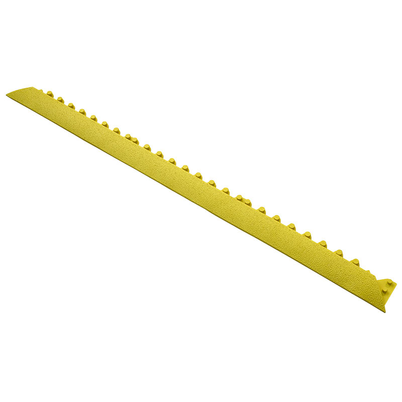 Cushion Link Anti-Fatigue Matting - Yellow Bevel Male Edge - 910mm long