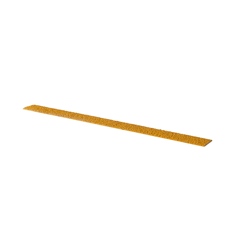 GRP fibreglass anti-slip decking strip - 3000 x 50mm - yellow