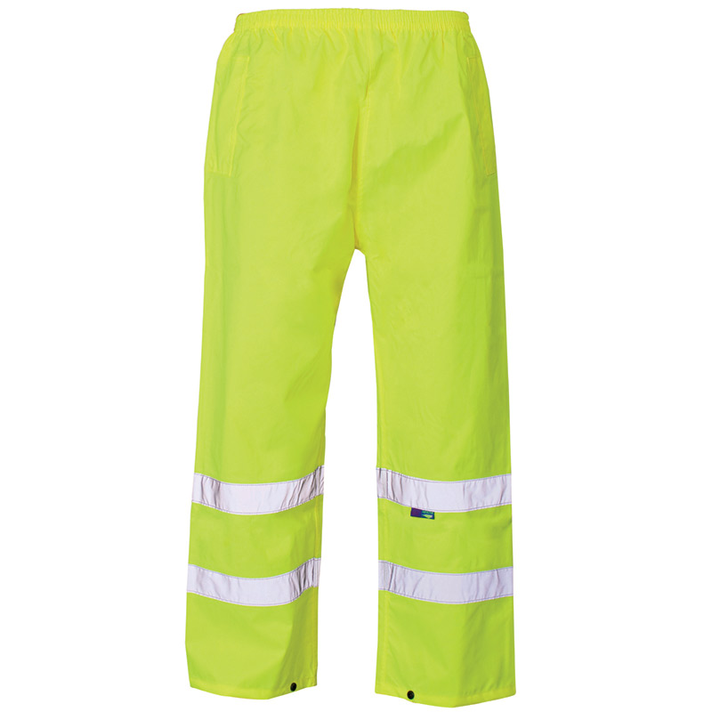 Hi Vis Yellow Trousers - Size Medium