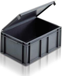 Solid Euro Containers with Integral Lids