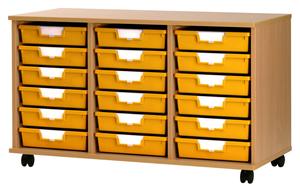 Wooden Storage Tray Racks