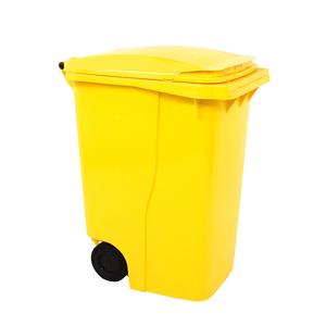 Yellow Wheelie Bin - 360 Litre