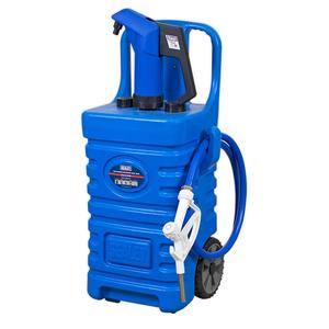 Mobile Dispensing Tank 55ltr with AdBlue Pump - Blue