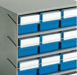 Dividers, Castors & Retaining Bars for High Density Small Parts Storage Cabinets