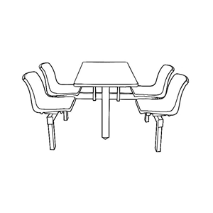 Canteen Table & Chairs Units