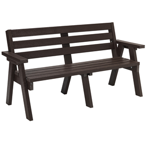 Captain's 100% Recycled Plastic Outdoor Bench