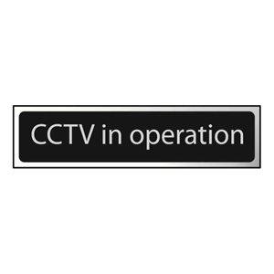 CCTV In Operation Mini Sign