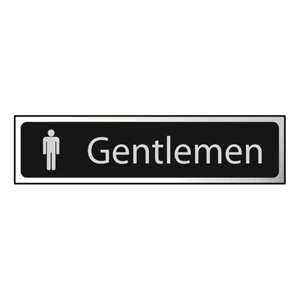 Gentlemen Mini Sign