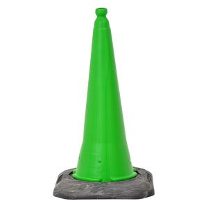 Coloured Cones with Black Base