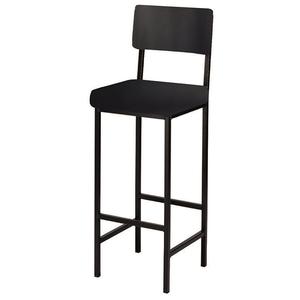 High Stool with Padded Seat & Back Support