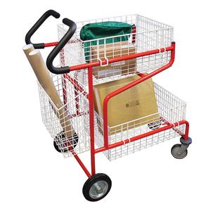 Mailroom Trolley with Comfort Grip Handles