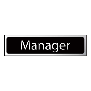 Manager Mini Sign