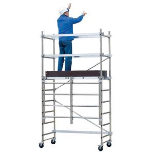 Mobile Folding Work Tower with Platform