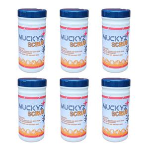 Muckyz Scrub & Smooth Anti-Bacterial Wipes (box of 6)