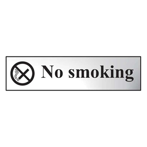 No Smoking Mini Sign