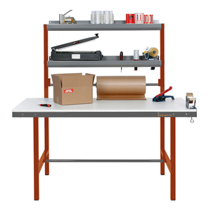 Packing Station Bench & Shelves Combination Unit