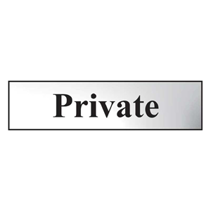 Private Mini Sign