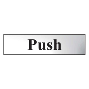 Push Mini Sign