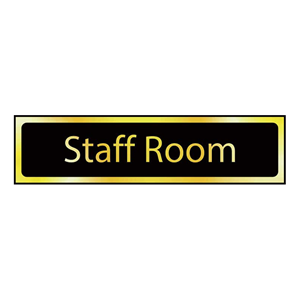 Staff Room Mini Sign