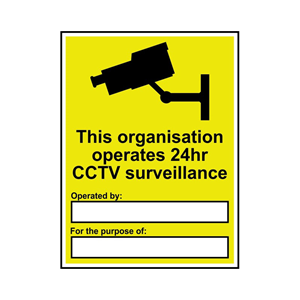 Public Awareness CCTV Signs