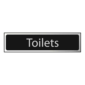 Toilets Mini Sign