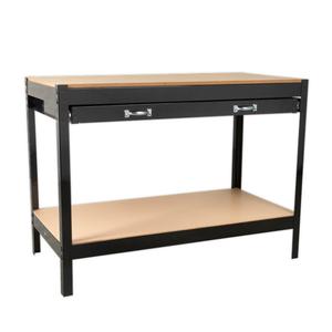 1.2 metre Workstation with 2 Drawers & Rear Panel with FREE UK Delivery